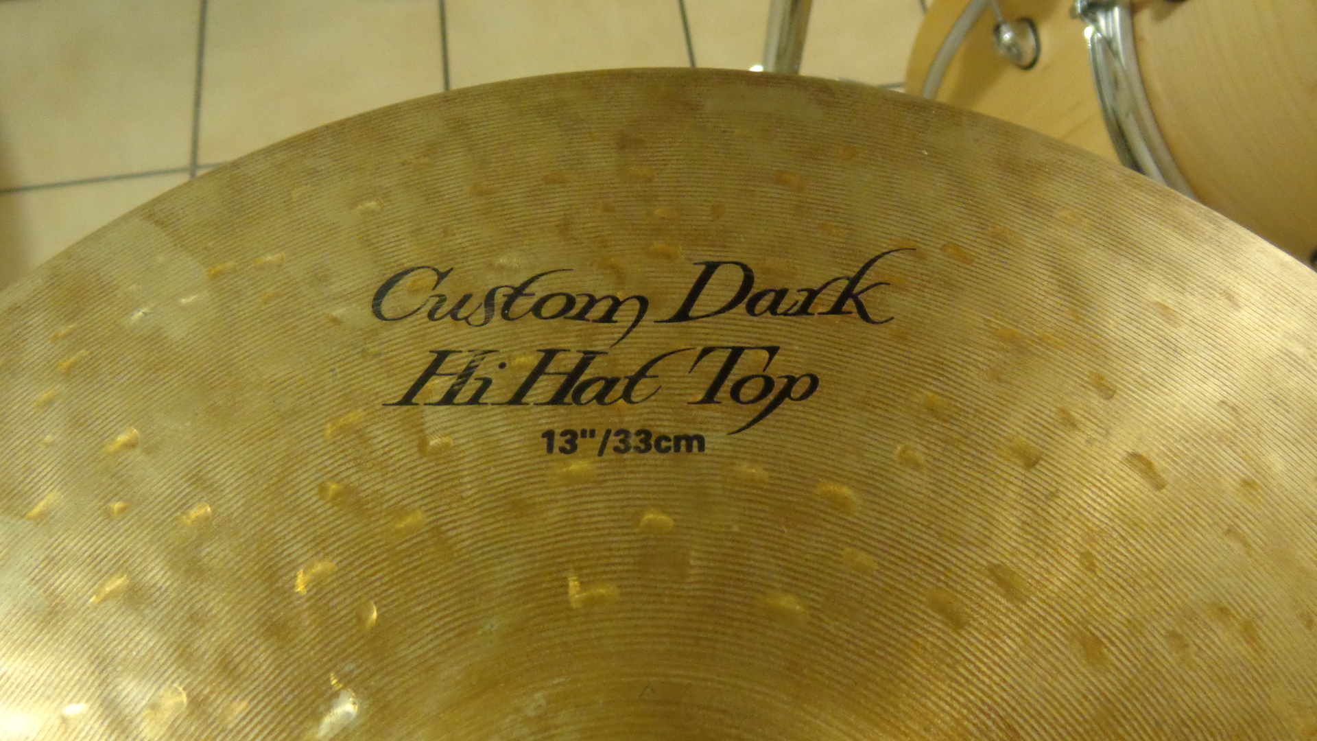 13in / 33cm Zildjian K Custom Dark Hi-Hat